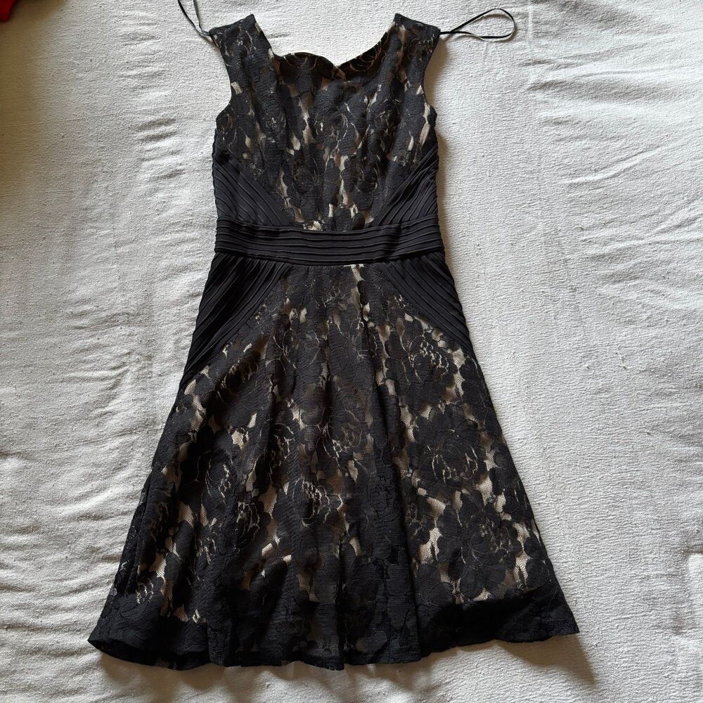 Danny Lace Knee-Length Fit and Flare Dress